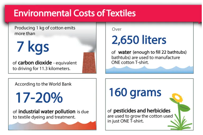 纺织和服装行业的环境影响和解决方案